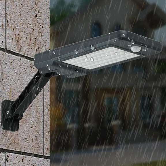 60 LED Remote Control Solar Wall Lamp Waterproof
