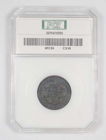 VF30 1835 Classic Head Half Cent - Graded PCI