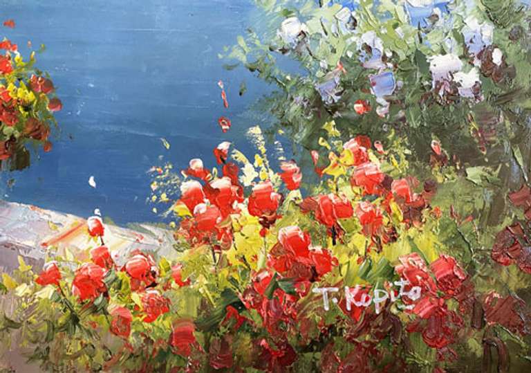 ONE OF A KIND HAND PAINTED OIL PAINTING ON CANVAS