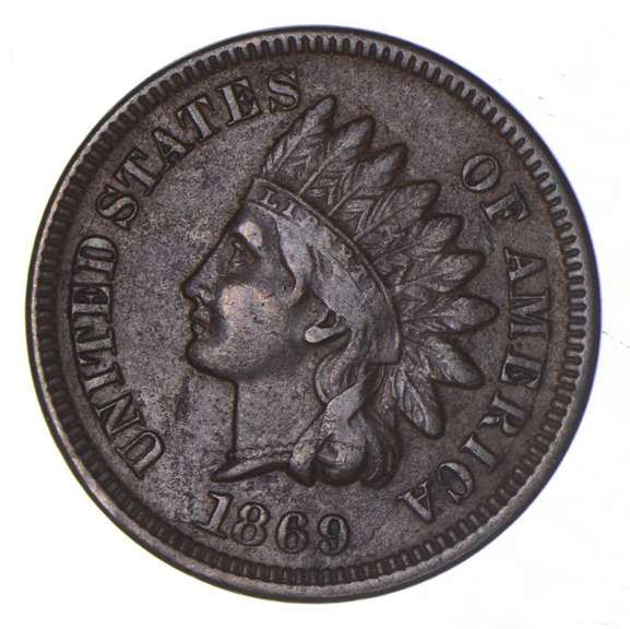 1869 Indian Head Cent