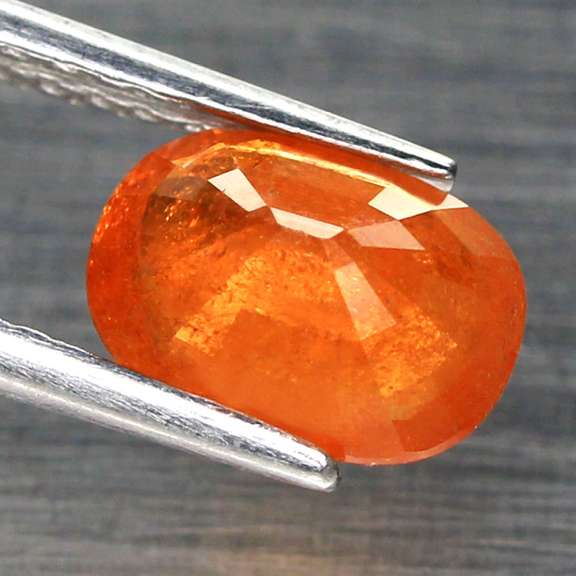 Rich 2.36ct top orange Namibian Garnet