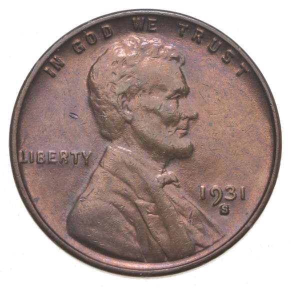 1931-S Lincoln Wheat Cent