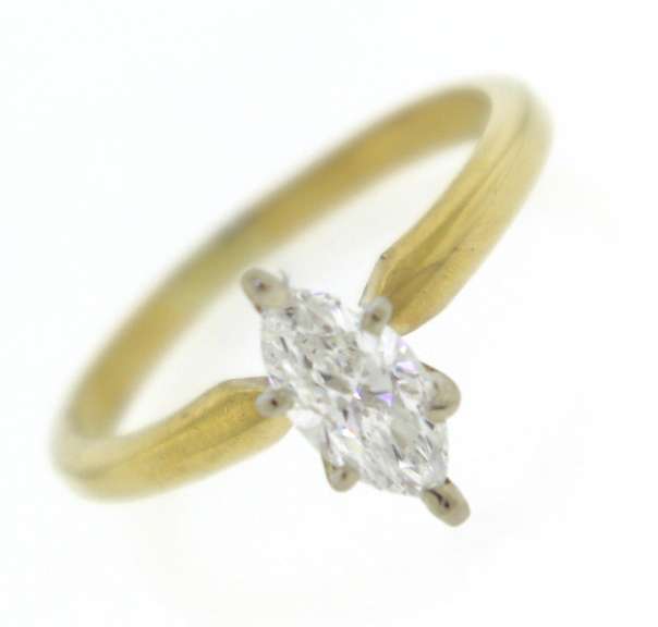 Fabulous .58ct Marquise Diamond Ring