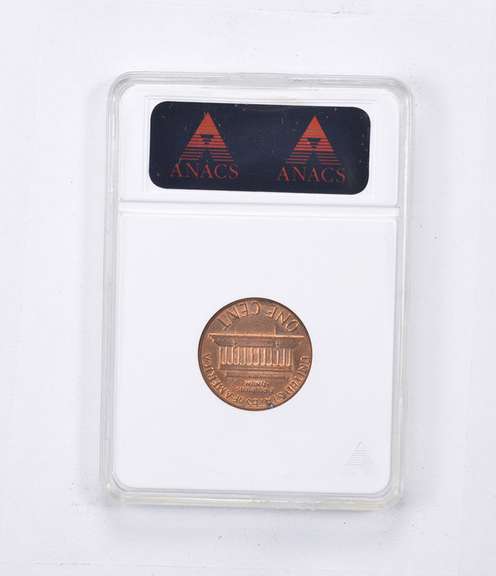 MS64 RB 1985 Lincoln Memorial Cent - Mint Error: Clashed Dies - ANACS