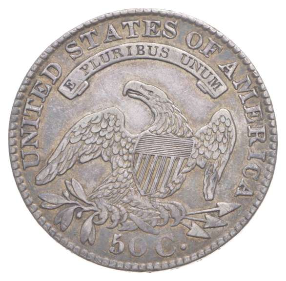 1829 Capped Bust Half Dollar