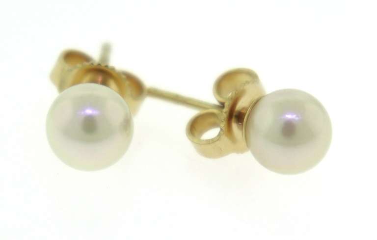 Simple Blue Lagoon 6mm Earrings