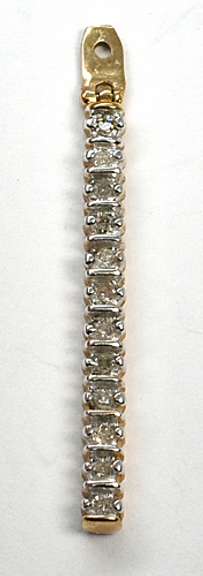 Straight :ine Diamond Earring Enhancers