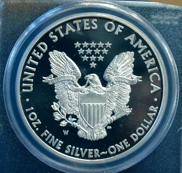 2012 W PCGS Proof 69DCAM Silver Eagle