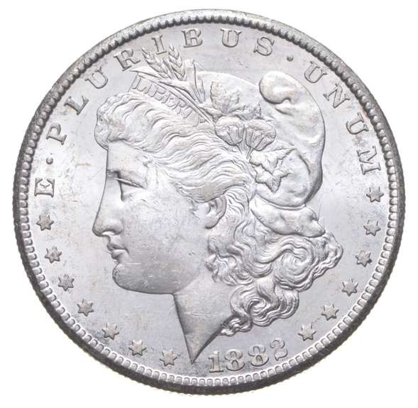 1882-CC Morgan Silver Dollar