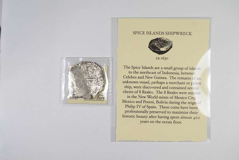 ca. 1630 Spice Islands Shipwreck Spanish 8 Reales Cob - Piece of Eight