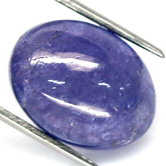 Substantial 6.50 carat blue violet Tanzanite cabochon