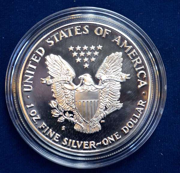 1990 Proof Silver Eagle No Box Or Papers