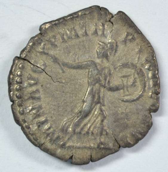 Original Commodus Roman Silver Denarius, 177-192 AD
