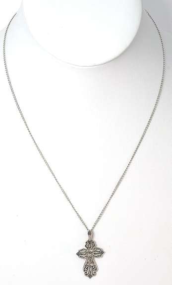 Sterling Silver Cross Necklace