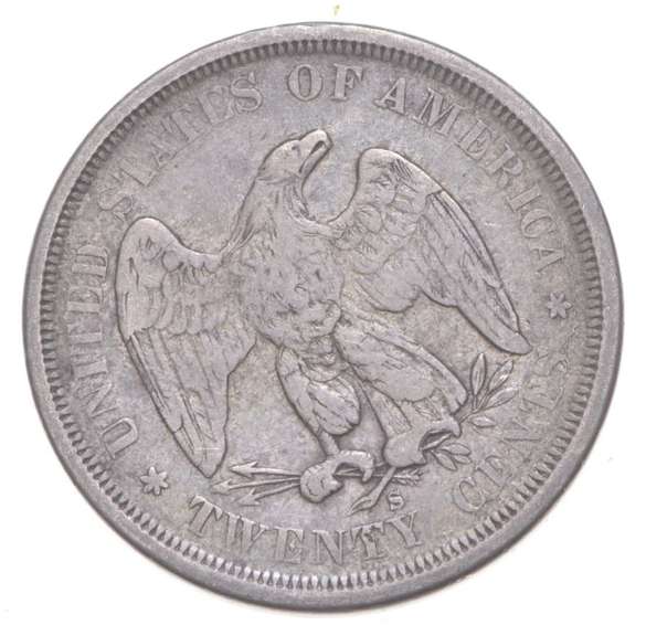 1875-S Seated Liberty Twenty-Cent Piece