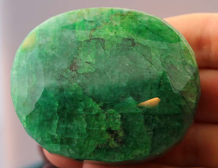 HUGE! 812ct forest green Emerald