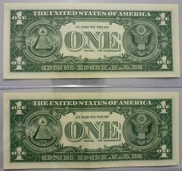 (2) Gem Crisp 1957A $1 Star Replacement Silver Certificates-Consecutive!