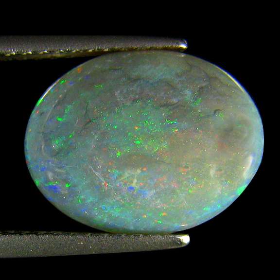 Very rare 3.28ct Lightning Ridge Black Opal