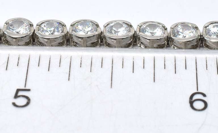 Sterling Silver CZ Tennis Bracelet