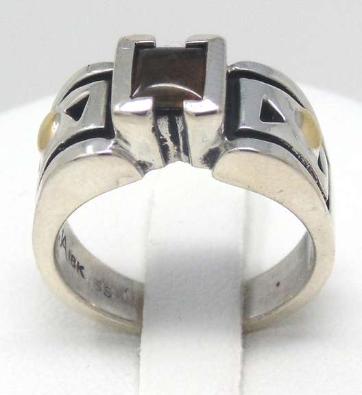 Sterling Silver Navajo Citrine Ring