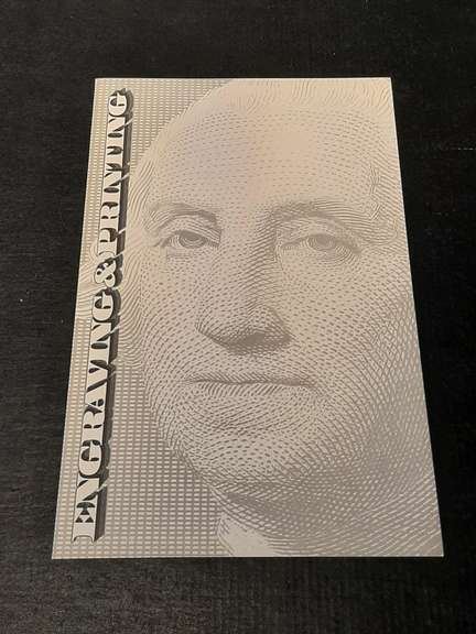 $1 1981 Uncut Sheet Of 4 CU Fed Reserve Notes