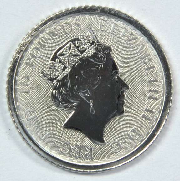 Pristine Gem BU 2021 pure Platinum 10 Pound Britannia