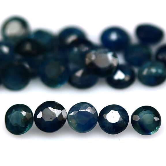 Heated only! 5.21ct Royal blue Sapphire set