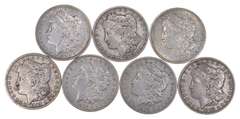 Lot (7) 1903 Morgan Silver Dollars