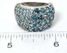 Sterling Silver Blue Topaz Ring