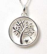 Sterling Silver Tree Of Life Necklace