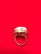 14K YELLOW GOLD LADIES OPAL RING
