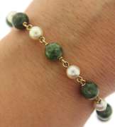 Sterling Silver Opal And Pink Saphires Ring