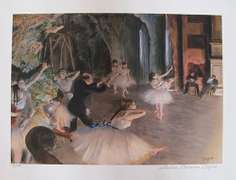 Edgar Degas, The Ballet Rehearsal