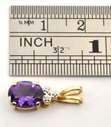 Bright Purple Amethyst Pendant