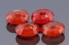 Richly colored 6.03ct Imperial Sapphire set