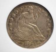1854 50 C  AU 53 NGC