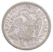 1877-S Seated Liberty Quarter