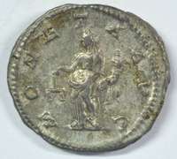 Nice Roman Silver Denarius of Caracalla, 198-217 AD