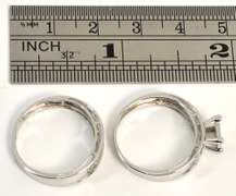 Sweet White Gold & Diamond Ring Set