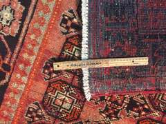 VINTAGE PERSIAN HAMEDAN RUG 4x10.5