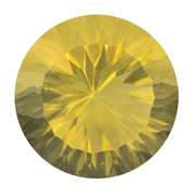 Captivating 10.95ct concave cut golden Fluorite