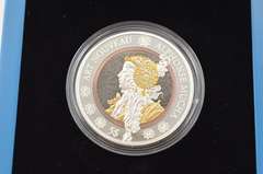 2016 Samoa $5 - Art Nouveau - 2 Oz Silver Prooflike Coin - Box & COA