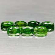 Rich forest green 9.51ct Chrome Diopside set