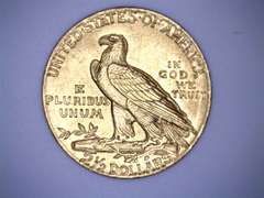1910 Near Unc US Indian $2 1/2 Gold Quarter Eagle