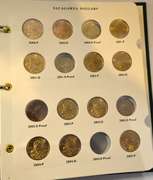 Estate Lot of Dollar Coins in Books & Holders