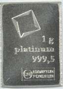 Special Pure .9995 Platinum 1 Gram Bar. Assay Certified