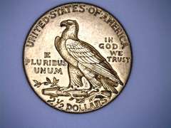 1913 US Indian $2 1/2 Gold Quarter Eagle