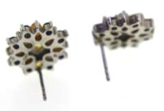 Sterling Silver Opal And Pink Saphires Ring