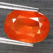 Rich 2.36ct top orange Namibian Garnet