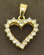 Favorite 18kt Diamond Heart Pendant